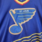 Vintage St  Louis Blues Jersey Mens Xl Blue Red Nhl Hockey Alternate Starter 90s