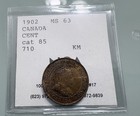 1902 Canada Large Cent Copper Coin Slight Toning High Grade Canadian Penny