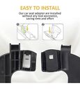 Atesmo Car Seat Adapter For Stroller Graco Slimfit