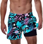 Men s 5 5  Quick-dry Swim Trunks With Compression Liner   Zipper Pockets