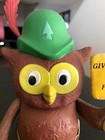 R  Dakin Woodsy Owl  2286 Give A Hoot 1970s Advertising Figure Woodsey Rare Bear