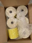 6 Zebra 4x6 Color  4  X 6   Yellow Direct Thermal Labels 1  Core  6  Rolls 450