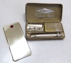 Gillette Serial  f471198 1918 Us Army Wwi Military Khaki De Safety Razor Set