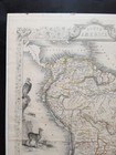 Antique Map South America 1851 John Tallis J Rapkin With Illustrated Vignettes