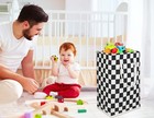 75l Freestanding Laundry Basket large Collapsible Tall Clothes Hamper With