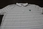 Wimbledon Shirt Polo Mens 2xl White Tennis Championships Striped Cotton Logo