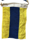 4 Vtg Nautical Signal Flags Maritime Boat Ship Sailing Yacht Club Decor Zephyr