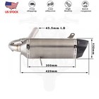 For Can-am Renegade 570 850 1000   Xxc Atv Slip On Exhaust Tail Pipe Muffler Tip