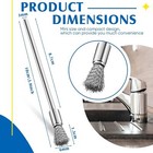 10 Pcs Small Wire Brush Extended Wire Brush For Drill Stainless Steel Wire Brush
