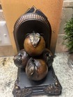 Vtg Antique Bookend For Cook Books Or Kitchen Decor Copper Brown Color 