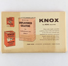 Knox Gelatine Vintage Recipe Cards For Large Quantity - Desserts  Soups  Pies