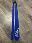 Boys Youth Vintage Necktie Mickey Mouse Football Blue Tie 40s 50s Rare