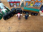 Authentic Brio Wooden Train Polar Express Set  Santa bell conductor  Mountain   