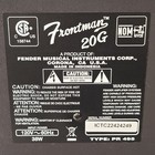 Fender Frontman 20g Guitar Amp
