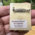 Vtg Woman Pins By Lucinda Dimensional Ladies Multicolor Dresses Friends 1 75 