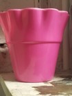 Melamine Flower Pot Pink Flower Shaped 5 5  Depth 1980s Retro Ls-60420 Vintage 