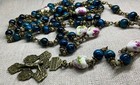 Catholic Rosary Heirloom Vintage Style   Pardon Crucifix St Michael Archangel