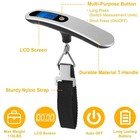 Portable Digital Luggage Scale 50kg 10g Lcd Hanging Luggage Scale
