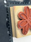 Stampin  Up  Wood Rubber Stamp Floral Flower Card Making Craft