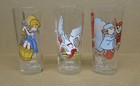 1977 The Rescuers Collector Glasses Set Of 3 Penny Bianca Orville