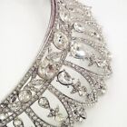 6cm Tall Classical Crystal Wedding Bridal Queen Princess Tiara Crown For Women