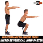 Pre-owned Hoopsking Vertical Jump Resistance Bands   Jump Higher Equipment