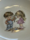 Vintage 1950s Grantcrest Child s Tea Set Play 3 Plates Dishes Japan Boy Girl