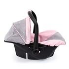 Bayer Design 67933aa Toy  Car Seat 16 53 X 12 99 X 14 56 Inches  Grey pink 