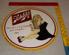 Vintage Schlitz Beer Woman Milwaukee Wisconsin 1  Metal Advertising Gas Oil Sign