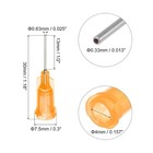 Industrial Blunt Tip Needle 23g 1 2 Inch Length With Luer Lock Screw Interface C