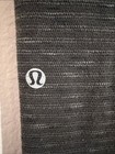 Lululemon Athletica Heathered Charcoal Gray Leggings With Reflective Logo