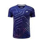 Yonex Large med Men s Badminton T-shirts Sportswear Top Tee Blue black 110659bcr