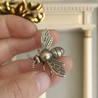 Vintage Style Solid Brass Copper Honey Bee Figurine Insect Bee Statue Sculpture 