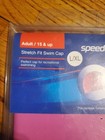 Speedo Strectch Fit Swim Cap Adult Unisex Pink Solid Silicone Soft Size L   Xl