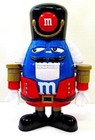 Official M m Blue Nutcracker Sweet Candy Dispenser Limited Edition 2013