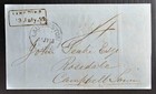 1852 Tasmania Australia Launceston To Camp Town Outer-scarce Boxed Date Name Cd