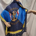Vintage Lauren Ralph Lauren Yacht Club Silk Scarf Extra Large With Tags