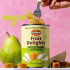 Del Monte Fruit Delights Sliced Pears With Salted Caramel  15 Oz Can
