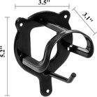 12 Counts Horse Bridle Rack  Metal Bridle Hooks Bracket  Bridle Holder Wall Moun