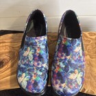Klogs Clogs Womens Size 7m Multi Color Butterfly Pattern Slip Resistant Shoes