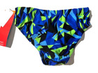New Rise Aquatics Mens Blue Green Swim Brief Racer Swimsuit Sz 32 Speedo Style B