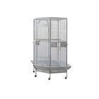 Large Corner Bird Cage With Playtop  Safe   Spacious Habitat For Your Bird