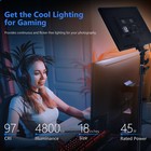 Neewer 18 Inch Led Video Light Dimmable Bi-color Panel Lighting Kit With Remote