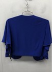 Onyx Nite Women s Royal Blue Shrug Bolero Jacket Cropped Flutter Sleeve Nwt 16w