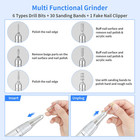 Portable Electric Nail Drill Machine Professional 35000 Rpm Manicure Pedicure