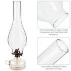 Kerosene Lamp Glass Chimney Clear Cover For Oil Cylinder Candle Shade Us
