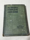 Lot Of 3 Editions - Rumford Complete Cookbook Hardcover Antique Book