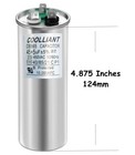 Hvac 45 5 uf mfd  Dual Run start Capacitor For A c Fan Motor And Compressor Unit