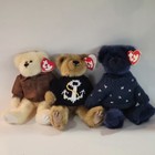 Ty Attic Treasures Lot Of 10 W  Hang Tags Pvc Pellets Vintage Bears animals 1993