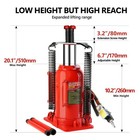 20 Ton Air Hydraulic Bottle Jack  With Manual Hand Pump Used For The Maintenance